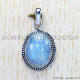 Rainbow Moonstone 925 Sterling Silver Pendant (SJWP-606) Rainbow Moonstone 925 Sterling Silver Pendant (SJWP-606)