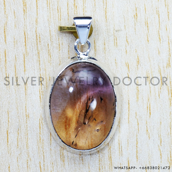 Ametrine 925 Sterling Silver Pendant (SJWP-613) Ametrine 925 Sterling Silver Pendant (SJWP-613)