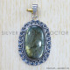Labradorite 925 Sterling Silver Pendant (SJWP-622) Labradorite 925 Sterling Silver Pendant (SJWP-622)