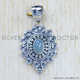 Chalcedony 925 Sterling Silver Pendant (SJWP-629) Chalcedony 925 Sterling Silver Pendant (SJWP-629)