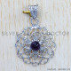 Amethyst 925 Sterling Silver Pendant (SJWP-634) Amethyst 925 Sterling Silver Pendant (SJWP-634)
