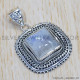 Rainbow Moonstone 925 Sterling Silver Pendant (SJWP-637) Rainbow Moonstone 925 Sterling Silver Pendant (SJWP-637)