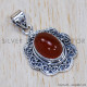 Carnelian 925 Sterling Silver Pendant (SJWP-650) Carnelian 925 Sterling Silver Pendant (SJWP-650)