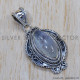 Rainbow Moonstone 925 Sterling Silver Pendant (SJWP-651) Rainbow Moonstone 925 Sterling Silver Pendant (SJWP-651)