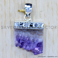 Druzy 925 Sterling Silver Pendant (SJWP-653) Druzy 925 Sterling Silver Pendant (SJWP-653)