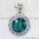 Emerald 925 Sterling Silver Pendant (SJWP-656) Emerald 925 Sterling Silver Pendant (SJWP-656)