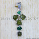 Multi Gemstone 925 Sterling Silver Pendant (SJWP-660) Multi Gemstone 925 Sterling Silver Pendant (SJWP-660)