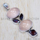 Multi Gemstone 925 Sterling Silver Pendant (SJWP-662) Multi Gemstone 925 Sterling Silver Pendant (SJWP-662)