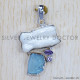 Multi Gemstone 925 Sterling Silver Pendant (SJWP-673) Multi Gemstone 925 Sterling Silver Pendant (SJWP-673)