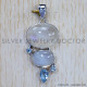 Multi Gemstone 925 Sterling Silver Pendant (SJWP-680) Multi Gemstone 925 Sterling Silver Pendant (SJWP-680)