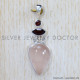 Multi Gemstone 925 Sterling Silver Pendant (SJWP-686) Multi Gemstone 925 Sterling Silver Pendant (SJWP-686)