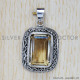 Citrine 925 Sterling Silver Pendant (SJWP-69) Citrine 925 Sterling Silver Pendant (SJWP-69)