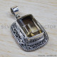 Citrine 925 Sterling Silver Pendant (SJWP-69) Citrine 925 Sterling Silver Pendant (SJWP-69)