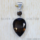 Smoky Quatz 925 Sterling Silver Pendant (SJWP-693) Smoky Quatz 925 Sterling Silver Pendant (SJWP-693)