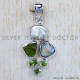 Multi Gemstone 925 Sterling Silver Pendant (SJWP-698) Multi Gemstone 925 Sterling Silver Pendant (SJWP-698)
