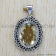 Wholesale Price 925 Sterling Silver Jewelry Citrine Gemstone Pendant SJWP-71