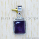 Amethyst 925 Sterling Silver Pendant (SJWP-720)