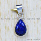 Lapis Lazuli 925 Sterling Silver Pendant (SJWP-722)