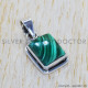 Malachite 925 Sterling Silver Pendant (SJWP-723)