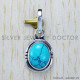 Turquoise 925 Sterling Silver Pendant (SJWP-731)