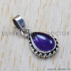 Amethyst 925 Sterling Silver Pendant (SJWP-740)