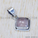 Rose Quartz 925 Sterling Silver Pendant (SJWP-744)