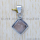 Rose Quartz 925 Sterling Silver Pendant (SJWP-744)
