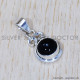 Black Onyx 925 Sterling Silver Pendant (SJWP-745)