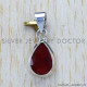 Ruby 925 Sterling Silver Pendant (SJWP-746)