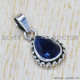 Sapphire 925 Sterling Silver Pendant (SJWP-748)