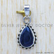 Sapphire 925 Sterling Silver Pendant (SJWP-748)