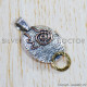 Silver And Brass 925 Sterling Silver Pendant (SJWP-763)