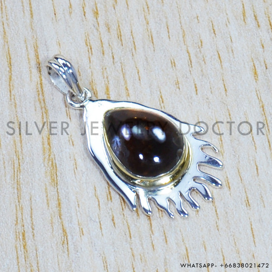 Jasper 925 Sterling Silver Pendant (SJWP-766)