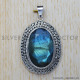 Labradorite 925 Sterling Silver Pendant (SJWP-77) Labradorite 925 Sterling Silver Pendant (SJWP-77)