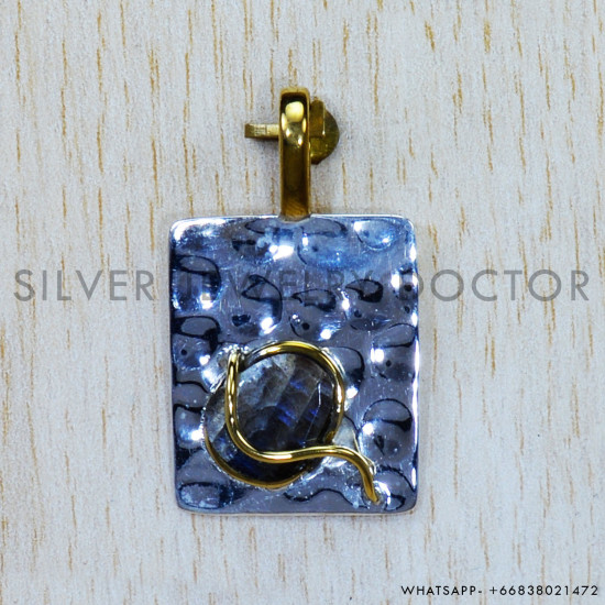Labradorite 925 Sterling Silver Pendant (SJWP-775)