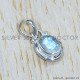 Rainbow Moonstone 925 Sterling Silver Pendant (SJWP-776)