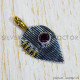 Garnet 925 Sterling Silver Pendant (SJWP-780)