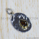 Smoky Quartz 925 Sterling Silver Pendant (SJWP-781)