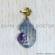 Amethyst 925 Sterling Silver Pendant (SJWP-782) Amethyst 925 Sterling Silver Pendant (SJWP-782)