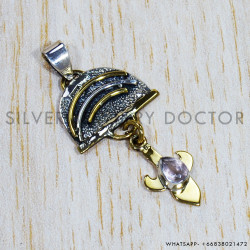 Rose Quartz 925 Sterling Silver Pendant (SJWP-783) Rose Quartz 925 Sterling Silver Pendant (SJWP-783)