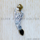 Black Onyx 925 Sterling Silver Pendant (SJWP-785)