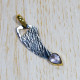 Crystal Gemstone 925 Sterling Silver And Brass Traditional Jewelry Pendant SJWP-787