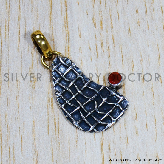 Carnelian 925 Sterling Silver Pendant (SJWP-789)