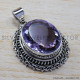 Amethyst 925 Sterling Silver Pendant (SJWP-79)