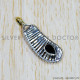 Smoky Quartz 925 Sterling Silver Pendant (SJWP-792)