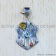 Blue Topaz 925 Sterling Silver Pendant (SJWP-798)
