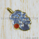 Carnelian 925 Sterling Silver Pendant (SJWP-799)