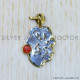 Carnelian 925 Sterling Silver Pendant (SJWP-799)