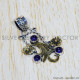 Amethyst 925 Sterling Silver Pendant (SJWP-800)