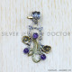 Amethyst 925 Sterling Silver Pendant (SJWP-800)